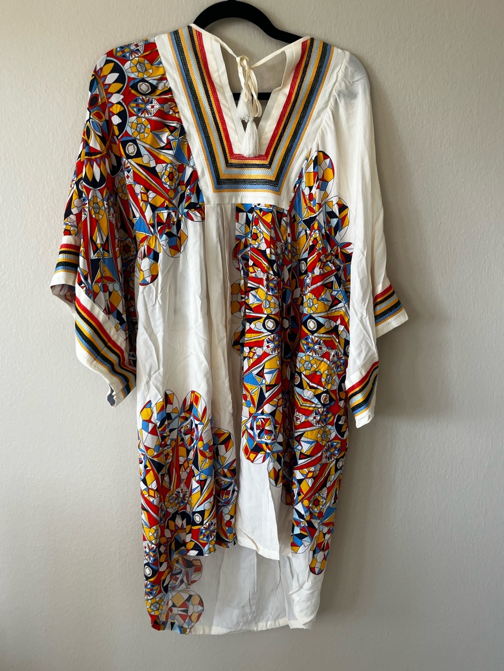 NWT Tory Burch $348 New Kaleidoscope Beach Tunic XL - Picture 12 of 12